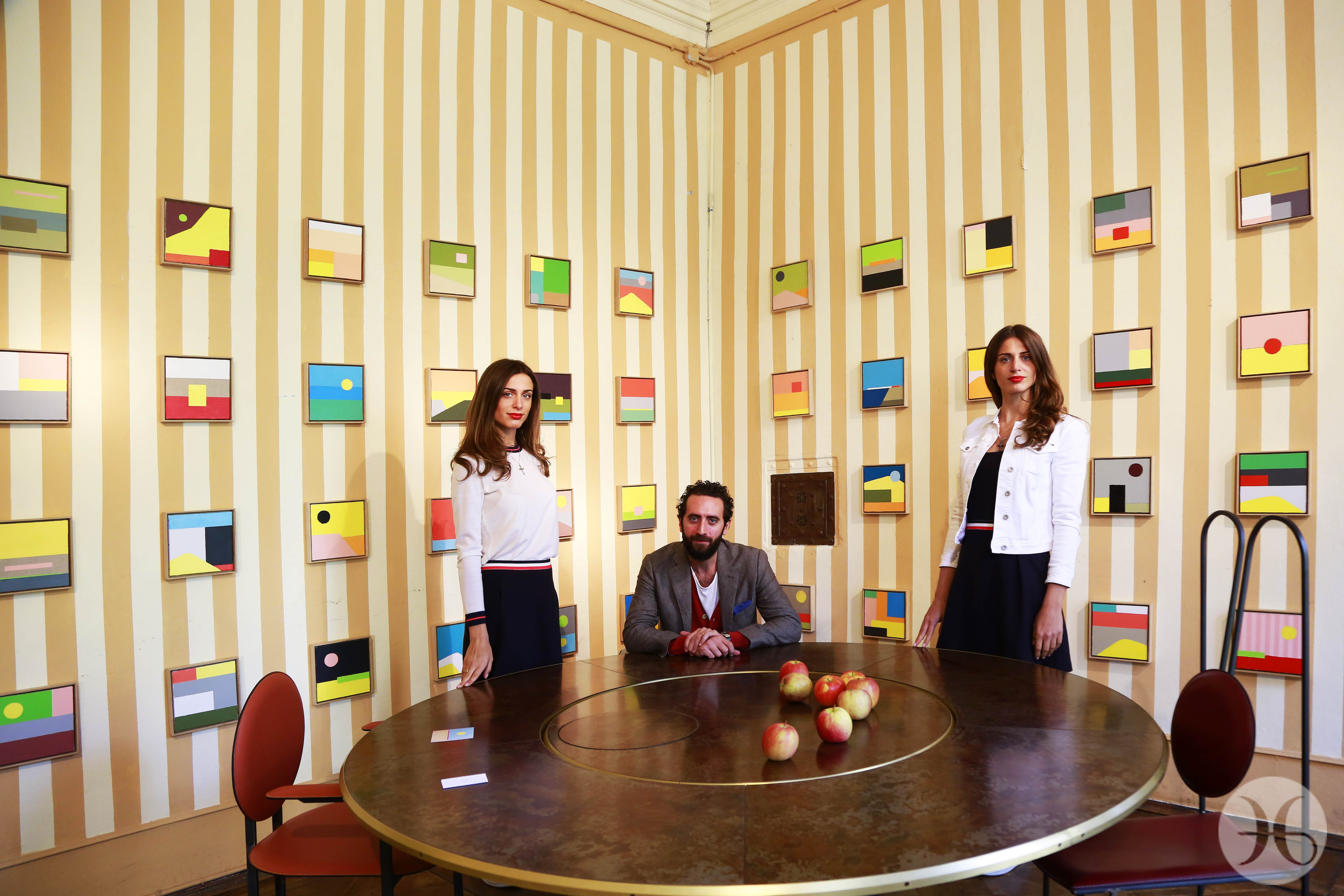 with Mario Milan and his giottO collection ft paintings colourscapes by Tommaso Fantoni